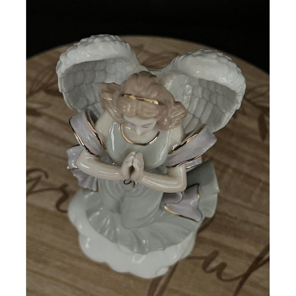 Angels of Grace "FAITH" Porcelain Angel Figurine by Holstead House 6 3/4" Tall - Picture 9 of 10
